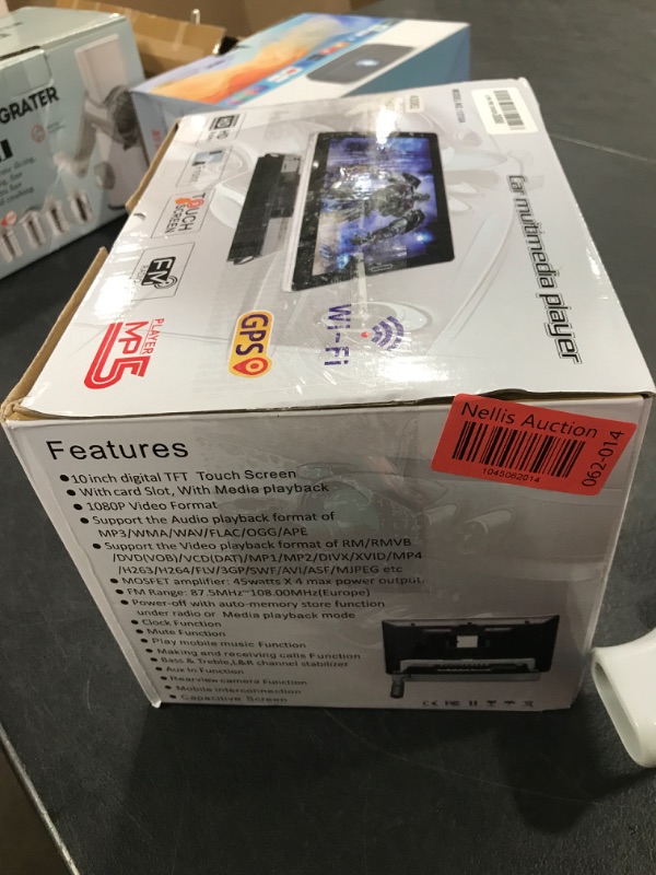Photo 1 of [1G+32G] 10.1 inch Android 13 Single Din Car Stereo with Detachable Screen, 10 inch Touch Screen Radio with Mirror Link/1080P/EQ Audio/SWC/Bluetooth + AHD Backup Camera + MIC