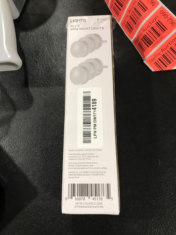 Photo 1 of Lights By Night Mini LED Night Light, Plug-In, Dusk to Dawn Sensor, Warm White, Compact, Ambient Lighting, LED Lights for Bedroom, Bathroom, Nursery, Hallway, Kitchen, 45176, 6 Pack