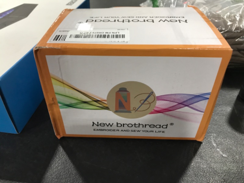 Photo 1 of New brothread 40 Brother Colors Polyester Embroidery Machine Thread Kit 500M (550Y) each Spool for Brother Babylock Janome Singer Pfaff Husqvarna Bernina Embroidery and Sewing Machines