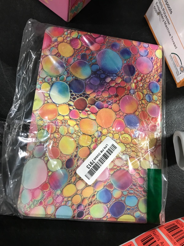 Photo 1 of Case for iPad 9th Generation, for iPad 8th/7th Generation Case, for iPad Case 9th Gen 10.2 Inch Multi-Angle Viewing with Adjustable Stand Auto Wake Sleep Function, Colored Art Bubbles