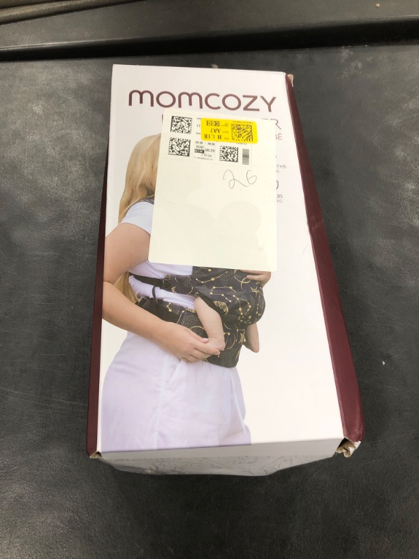 Photo 1 of Momcozy Baby Carrier - Ergonomic, Cozy and Lightweight Carrier for 7-44lbs, Effortless to Put On, Ideal for Hands-Free Parenting, Enhanced Lumbar Support, Purehug for Infant to Toddler, Black