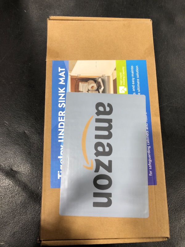 Photo 1 of TigeJoy Under Sink Mat 28" x 22" - Silicone Mat in Kitchen and Bathroom Organizers and Storage, Waterproof Protector for Drawer Shelf and Cabinet Liner, Flexible Sink Drip Tray