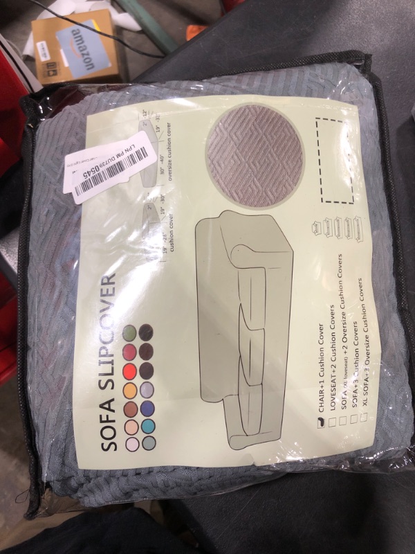 Photo 1 of XINEAGE 2025 New 2 Pieces Chair Covers with Arms Super Stretch Chair Slipcover for Living Room Pet Dog Universal Slip Cover Anti Slip Armchair Furniture Protector (Light Gray), 31"-46"(1 Cushion)