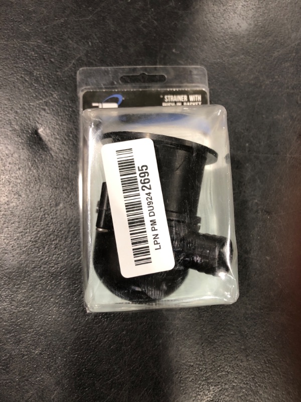 Photo 1 of JR Products 95195 Exterior Evacuation Drain Trap , Black