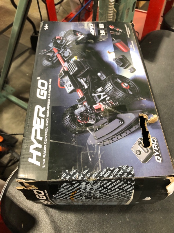 Photo 1 of HYPER GO 14301 1/14 RTR Brushless RC Drift Car with Gyro, Max 38 mph Fast RC Cars for Adults, 4WD All-Road Street Bash RC Truck, Electric Powered High Speed Drifting for Adult