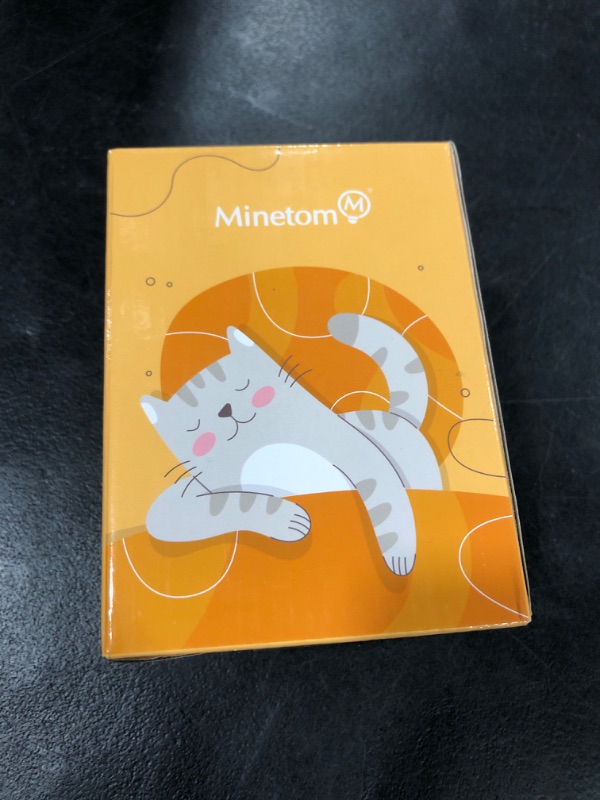 Photo 1 of Minetom Night Light for Kids, Cute Silicone Kitty Night Light with 3 Levels of Brightness, 7 Colors Rechargeable Lamp for Bedroom, Girls and Boys, Nursery, Baby Gifts, Tap Control