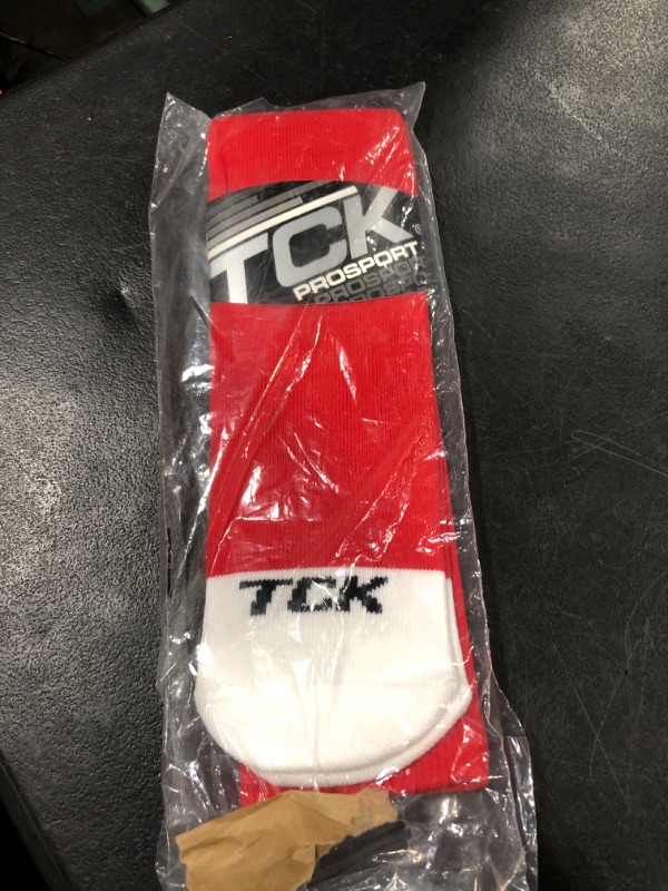 Photo 1 of TCK Prosport Performance Tube Socks (Red, Medium)
