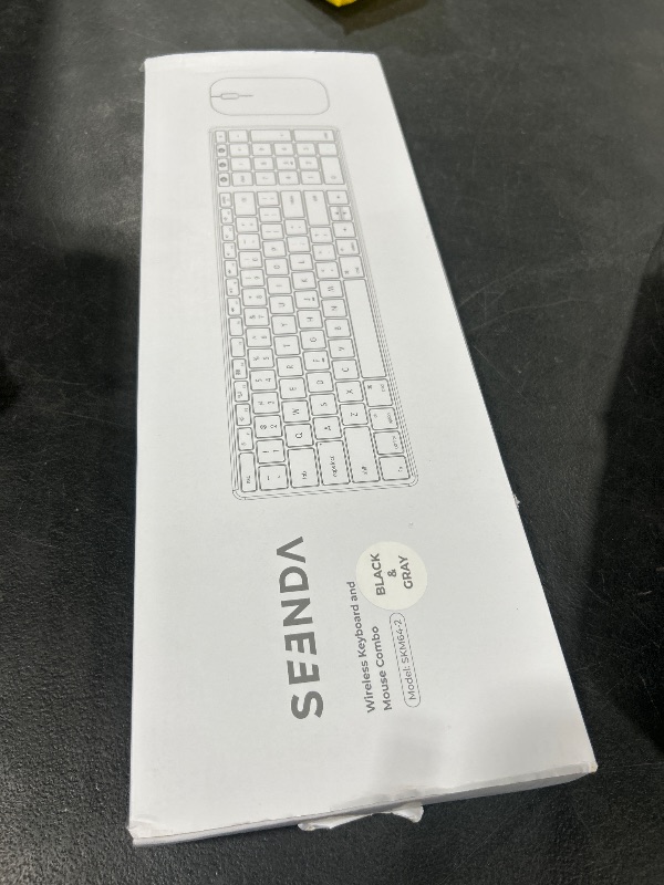 Photo 1 of Wireless Bluetooth Keyboard and Mouse for Mac, Multi-Device Rechargeable Slim Keyboard and Mouse Stainless Steel Full Size, Compatible with MacBook Pro/Air, iPad, iMac - Space Gray