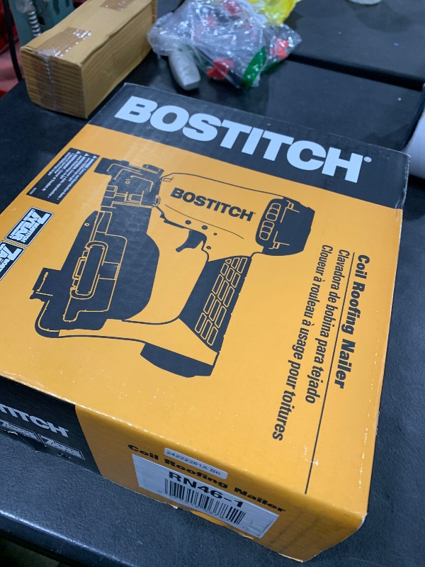 Photo 1 of BOSTITCH Coil Roofing Nailer, 1-3/4-Inch to 1-3/4-Inch (RN46)