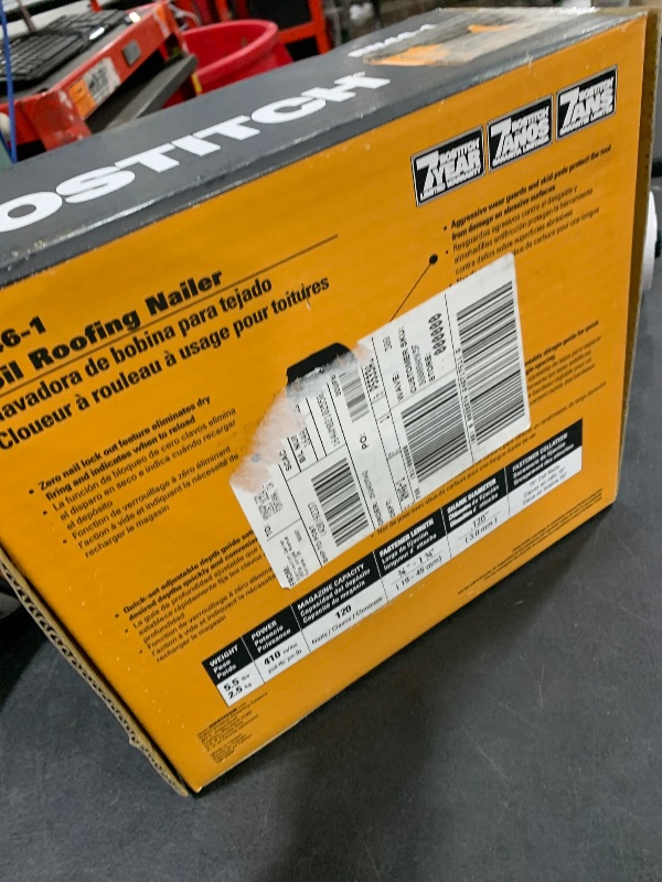 Photo 1 of BOSTITCH Coil Roofing Nailer, 1-3/4-Inch to 1-3/4-Inch (RN46)