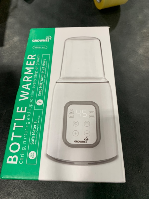 Photo 1 of Bottle Warmer, GROWNSY 8-in-1 Fast Baby Milk Warmer with Timer for Breastmilk or Formula, Accurate Temperature Control, with Defrost, Sterili-zing, Keep, Heat Baby Food Jars Function