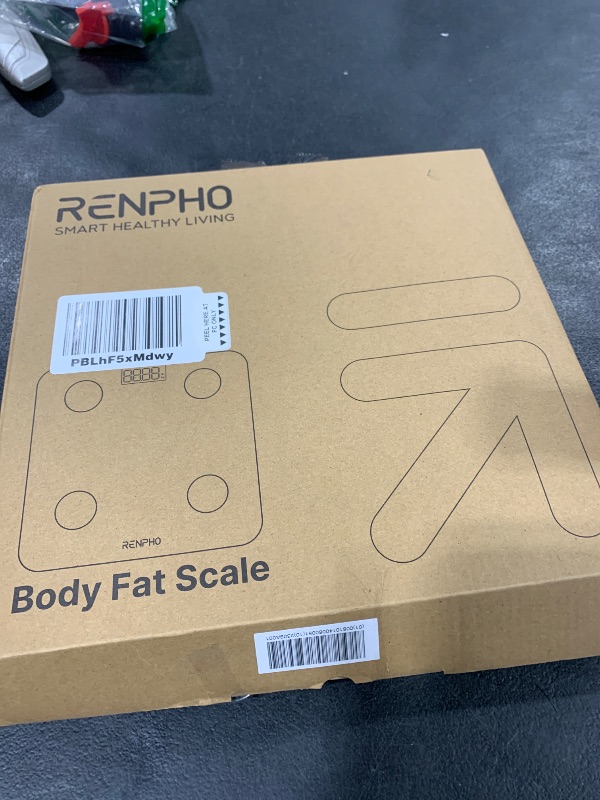 Photo 1 of RENPHO Smart Scale for Body Weight, Digital Bathroom Scale with Bluetooth BMI Sync Apps, Electronic Body Composition Monitor with Bone Mass, Body Fat, 400lbs - Elis