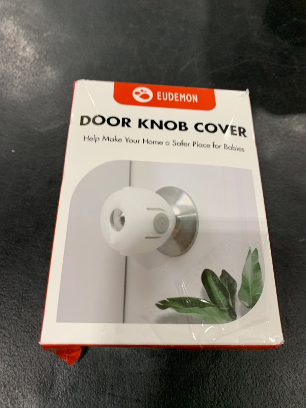 Photo 1 of EUDEMON 4 Pack Baby Safety Door Knob Covers Door Knob Locks(not Suit for All Door knobs)