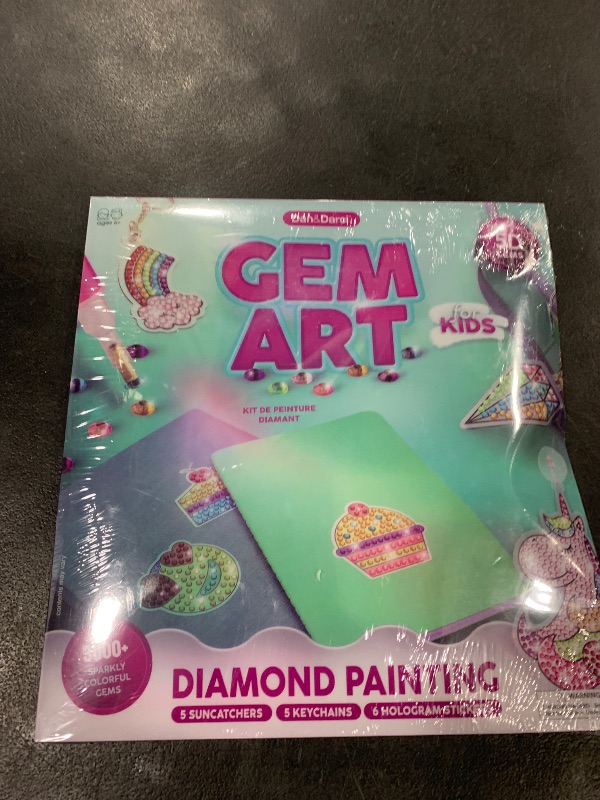 Photo 1 of Diamond Art Kit for Kids - Gem Painting Easter Arts & Crafts Kits for Ages 6-12, Gifts for 6, 7, 8, 9, 10, 11, 12 Year Old Boy & Girl - Girls Birthday Toys Gift Ideas - Craft Activities Age 6+