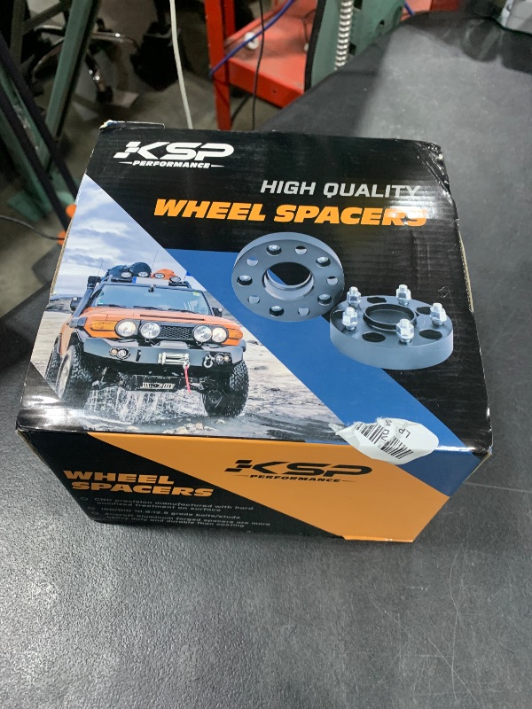 Photo 1 of KSP 6X5.5 Wheel Spacers for Silverado Sierra,1.5"(38mm) Real Forged Spacers with 78.1mm Hub Bore M14x1.5 Studs fit for Tahoe Avalanche Express Suburban Sierra Yukon