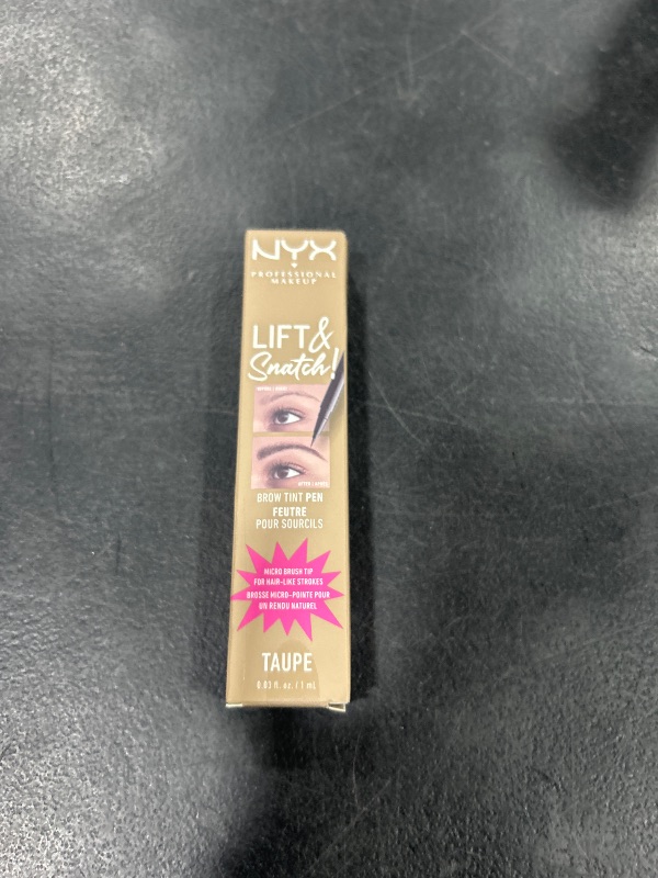 Photo 1 of NYX PROFESSIONAL MAKEUP Lift & Snatch Eyebrow Tint Pen, Taupe