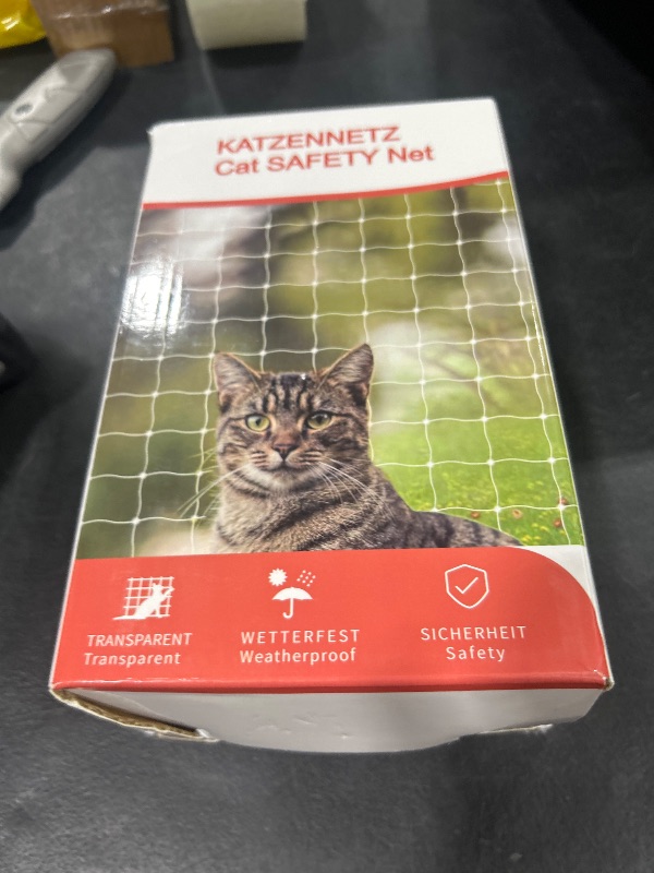 Photo 1 of YCSEMIWLF Cat Net Balcony Net Tear Resistant Transparent,High-Strength and Sturdy Staircase Railing Net,Anti Bird Net,Pet Safety Net (10x20ft,Thicker and Stronger,Transparent)