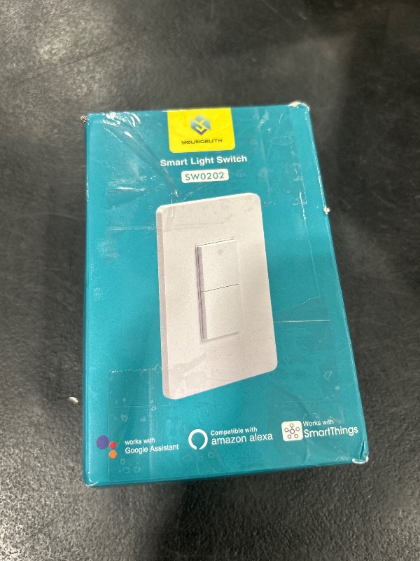 Photo 1 of Smart Light Switch, WiFi Smart Double Switch Button, Compatible with Alexa and Google Home, Remote Control with Timing Funtion, No Hub Required,Smart Life APP Provides Control from Anywhere