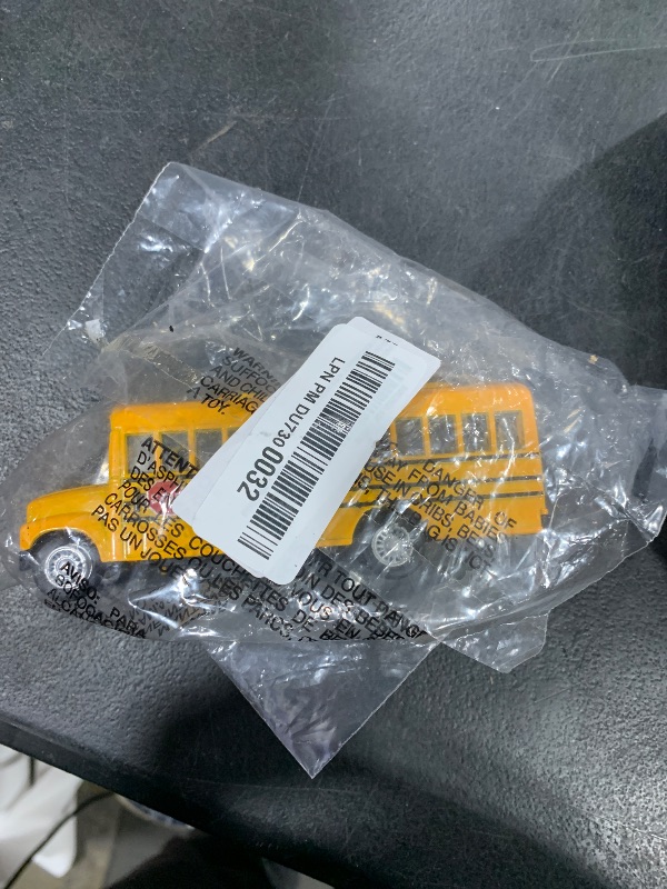 Photo 1 of KiNSMART KiNSFUN Yellow School Bus 5" Die Cast Metal Model Toy Car
