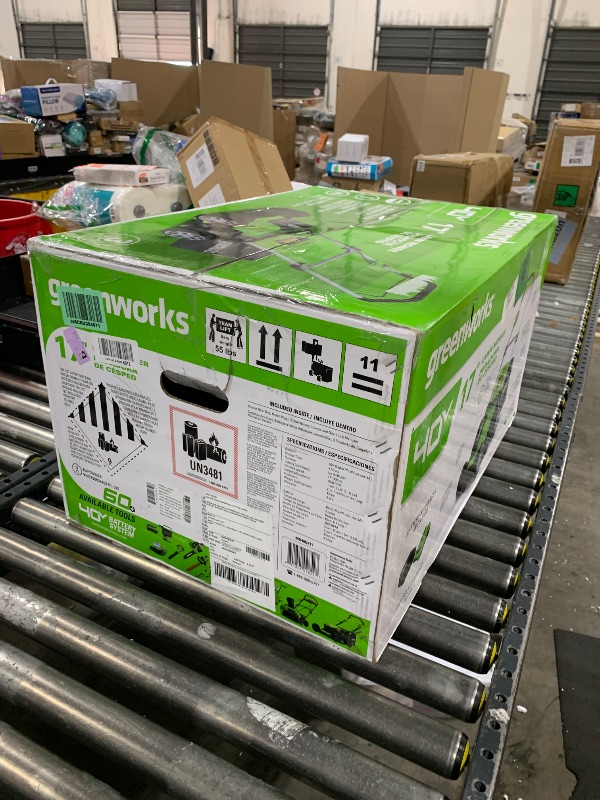 Photo 1 of Greenworks 40V 17" Cordless (Push) Lawn Mower (75+ Compatible Tools), 4.0Ah Battery and Charger Included