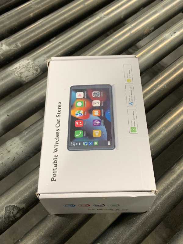 Photo 1 of Portable Newest Wireless Apple CarPlay and Android Auto Screen for Car, 7" HD Touch Screen Car Stereo with Mirror Link, Bluetooth 5.2, Backup Camera, AUX,FM Transmitter for All Vehicle