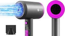 Photo 1 of slopehill Professional Ionic Hair Dryer, Powerful 1800W Fast Drying Low Noise Blow Dryer with 2 Concentrator Nozzle 1 Diffuser Attachments for Home Salon Travel (Matte Blue)lpnpmdq4958121
