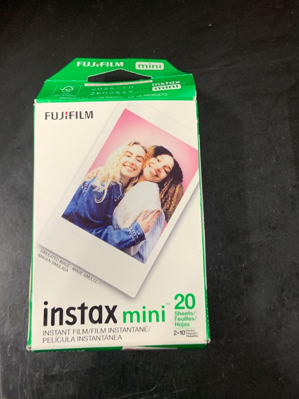 Photo 1 of Fujifilm Instax Mini Film 20 Prints for Fuji 8 50s 25 7s 90 300, Full Color, Twin Pack