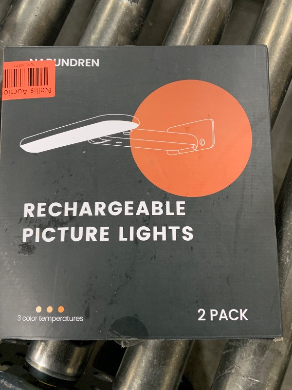 Photo 1 of 2 Pack Picture Lights Battery Operated with Remote, Rechargeable Picture Lights for Wall, 3CCT&Brightness Dimmable,300 LM, Sticker/Screw Installation, Art Light for Gallery, Artwork, Black