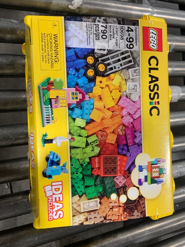 Photo 1 of LEGO Classic Large Creative Brick Box 10698 Building Toy Set, Toy Storage Solution for Home or Classrooms, Interactive Building Toy for Kids, Boys, and Girls