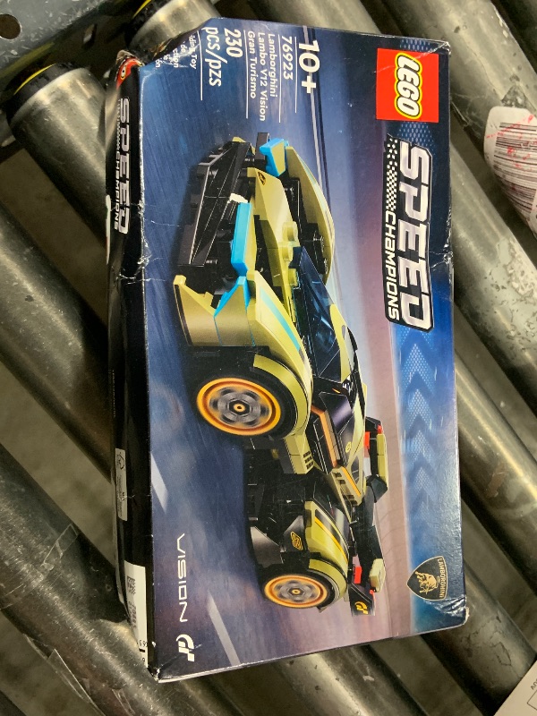 Photo 1 of LEGO Speed Champions Lamborghini Lambo V12 Vision GT Super Car, Formula 1 Vehicle Toy, Driving Playset, Buildable Model Set for Kids, Lamborghini Car, Gift for Kids and Gaming Fans, F1 Toy Car, 76923