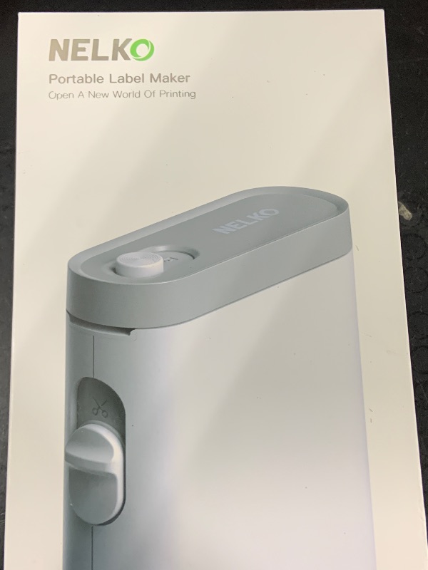 Photo 1 of Nelko Label Maker Machine with Tape, P21 Bluetooth Label Printer, Wireless Mini Label Makers with Multiple Templates for Organizing Office Home, White