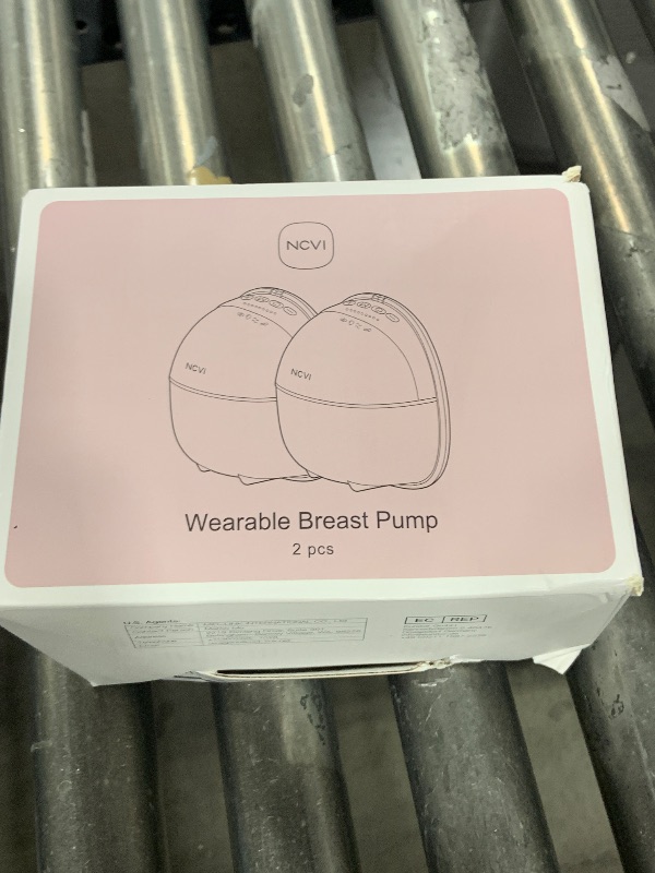 Photo 1 of NCVI Hands Free Wearable Breast Pump 8111, Wearable Breastfeeding Pump, Wireless Portable Milk Pump with Strong Suction, 4 Modes & 9 Levels, Ultra-Quiet Discreet Pump, 21/24mm Flanges, 2 Pack