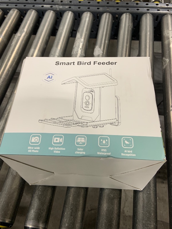 Photo 1 of Smart Bird Feeder with Camera Solar Powered, 2.5K HD AI Identify Species, Smart Bird House with Cam, Auto Capture Animal Videos, Instant Notifications, Gift for Animal Lovers and Mom Dad (Green)