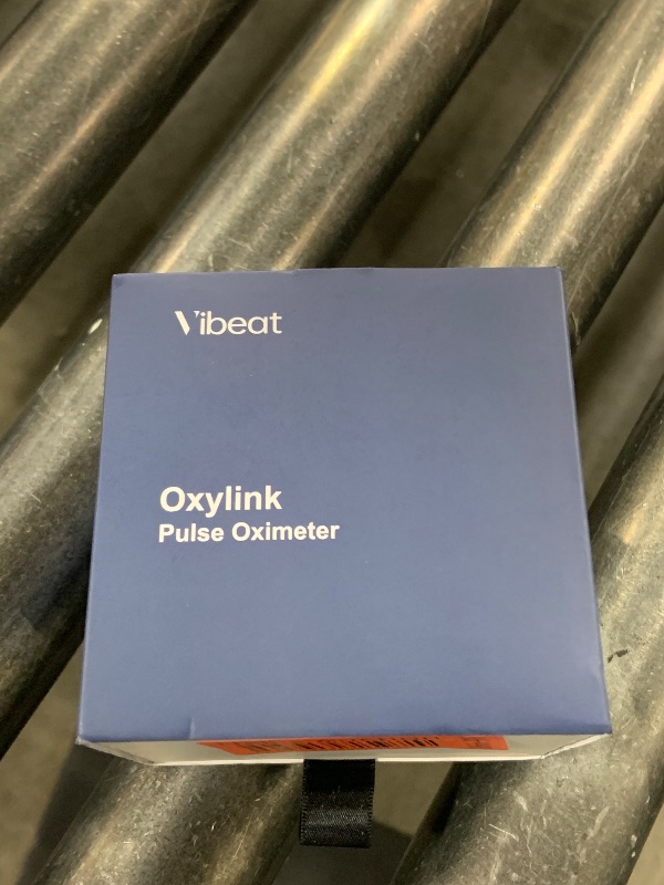 Photo 1 of Vibeat Oxylink Wearable Blood Oxygen Monitor - Bluetooth Oxygen Meter Finger Pulse Oximeter with Audio Reminder, Rechargeable O2 Meter for Continuous Tracking with Free App, FSA/HSA Eligible