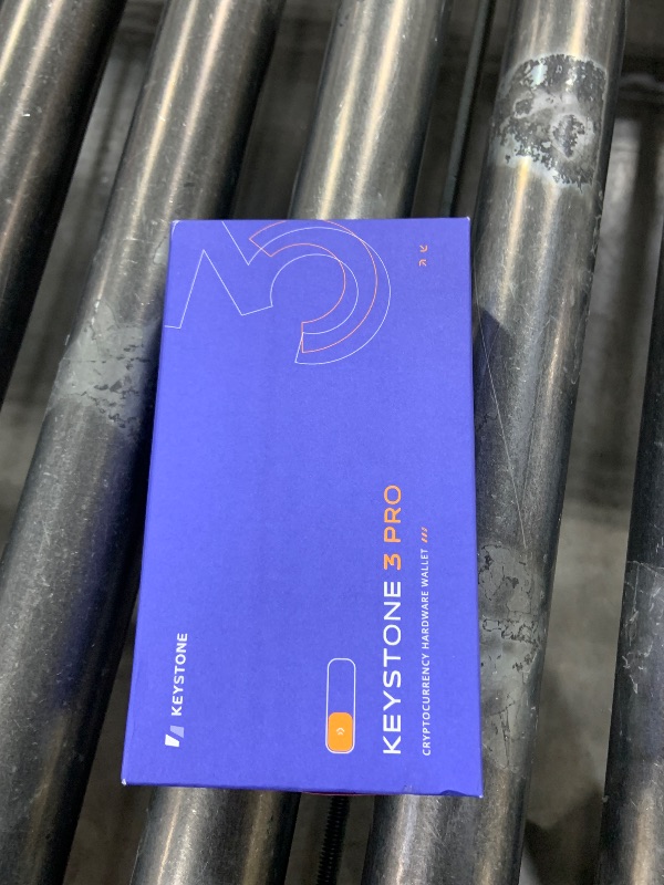 Photo 1 of Keystone - Cryptocurrency Hardware Wallet Air-gapped, 4-inch Touch Screen, Store Your Crypto Securely (Keystone 3 Pro)