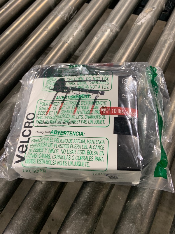 Photo 1 of VELCRO Brand Heavy Duty Tape with Adhesive | 15 Ft x 2 In | Holds 10 lbs, Black | Industrial Strength Roll, Cut Strips to Length | Strong Hold for Indoor or Outdoor Use, 15ft x 2in