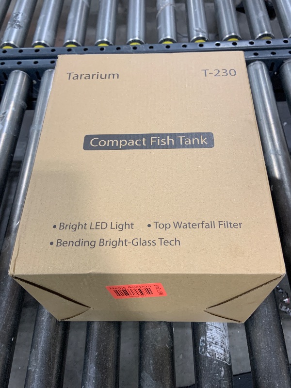 Photo 1 of Small Fish Tank 2 Gallon Glass Aquarium Starter Kits,Betta Fish Tank with Filter and Plant Light for Betta Shrimp Guppy Jellyfish Goldfish Beta, Room Desktop Decor, Gifts