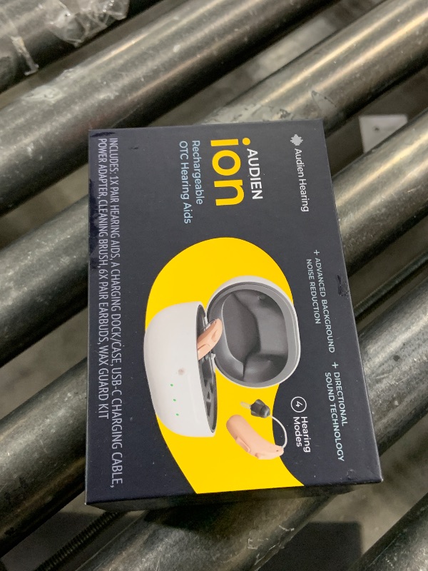 Photo 1 of Audien ION Wireless Rechargeable OTC Hearing Aid, Premium Comfort Design and Nearly Invisible
