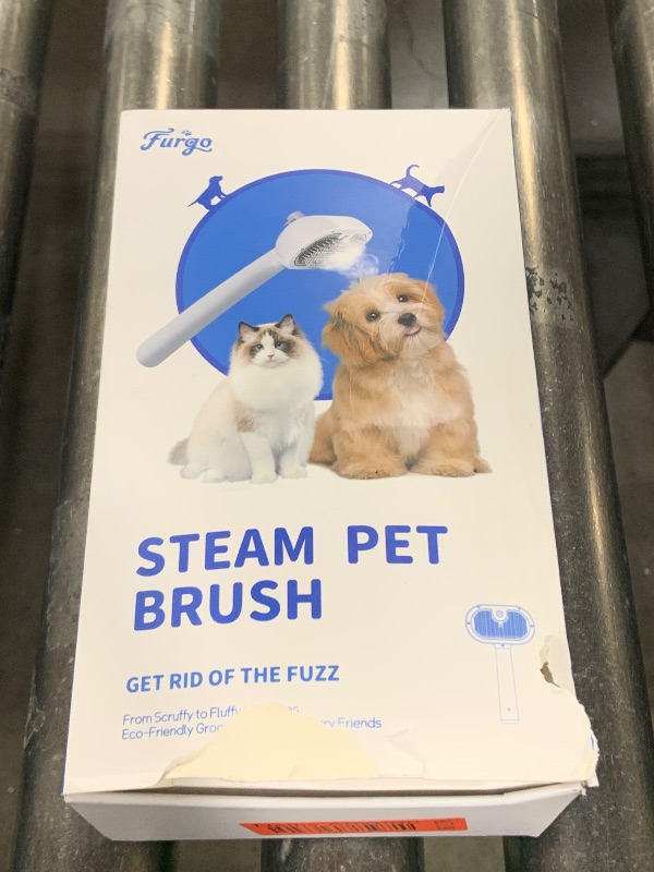 Photo 1 of FURGO Cat Steam Brush for Shedding,3 in 1 Steam Pet Brush for Cats & Dogs, Efficient Hair Removal & Cleaning, Pet Hair Removal Tool Suitable for All Pet Fur Types