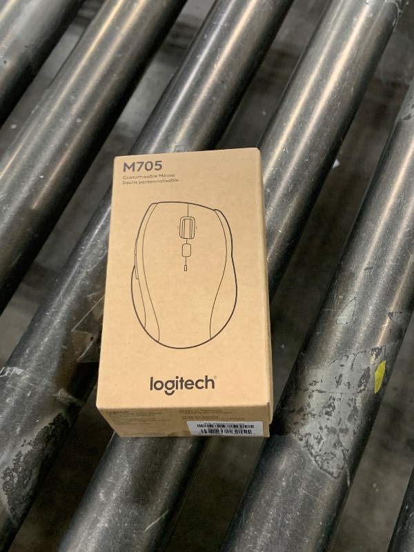 Photo 1 of Logitech M705 Marathon Wireless Mouse, 2.4 GHz USB Unifying Receiver, 1000 DPI, 5-Programmable Buttons, 3-Year Battery, Compatible with PC, Mac, Laptop, Chromebook - Black