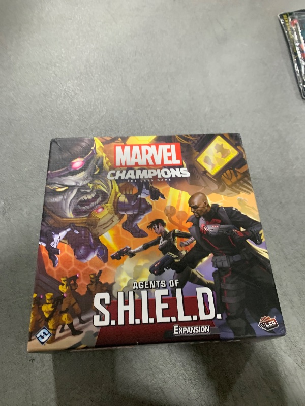 Photo 1 of Fantasy Flight Games Marvel Champions The Card Game Agents of S.H.I.E.L.D. Campaign Expansion - Cooperative Strategy Game for Kids & Adults, Ages 14+, 1-4 Players, 45-90 Min Playtime, Made