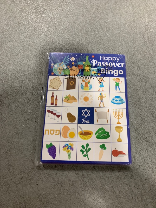 Photo 1 of ViLeo Passover Games for Kids Passover Bingo Passover Party Games with 24 Passover Players Cards Passover Games for Adults Activities Supplies Favors Decorations