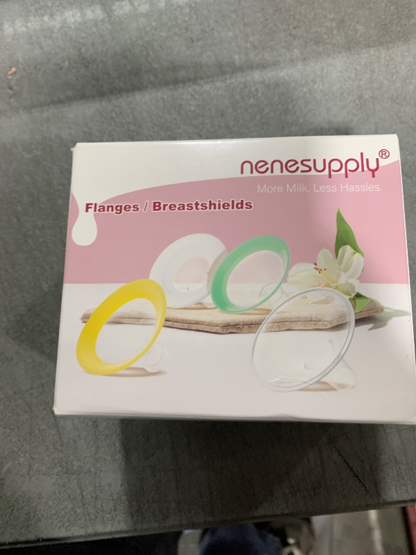 Photo 1 of Nenesupply 17mm Oval Flanges Compatible with Medela Breast Pump Parts Replace 17mm Medela Flange Accessories. Work with Pump in Style Parts Symphony Parts Swing Maxi Harmony and Personalfit Flex