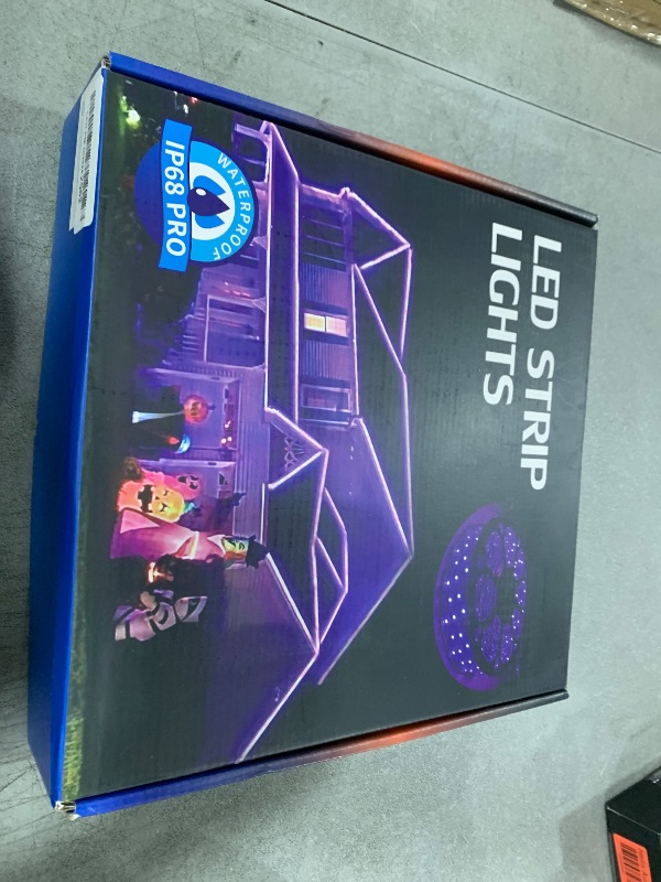 Photo 1 of Outdoor LED Strip Lights Waterproof 200ft, 1 Roll Continuous, IP68 PRO, Smart WiFi & Remote Control, Compatible with Alexa & Google Assistant, Self-Adhesive