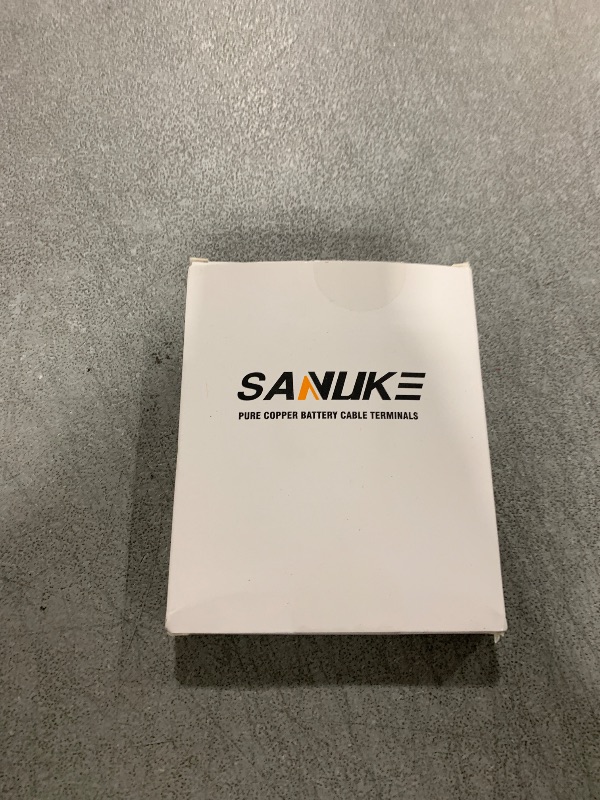 Photo 1 of 10pcs 4 Awg - 3/8" (M10) Sanuke Wire Lugs Ring Terminal Connectors Ends, UL Listed Heavy Duty for Battery Cable Lug Wire Electrical Eyelets with 3:1 Dual Wall Adhesive Heat Shrink