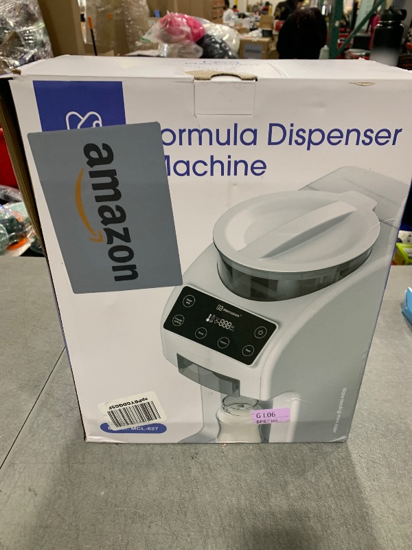 Photo 1 of Mercalon Instant Formula Maker, Fast and Customizable Formula Dispenser Machine with Accurate Temperature Control for Baby, Automatic Powder Blending for All Brands of Bottles and Formula, White