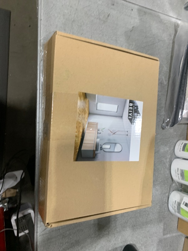 Photo 1 of BEIYI Matte Black Single Function Round Shower Mixer and Trim Kit - Wall Mounted Faucet Control Handle