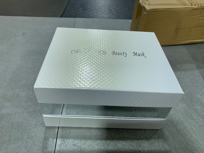 Photo 1 of SDKWDH Red Light Therapy for Face, Led Face Mask Light Therapy, 7 Colors LED Facial Skin Care Mask