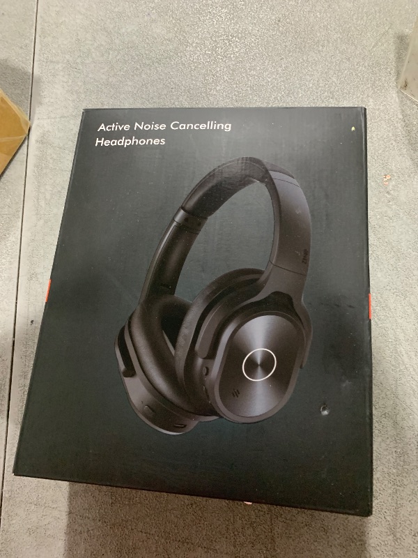 Photo 1 of ZIHNIC Active Noise Cancelling Headphones, 40H Playtime Wireless Bluetooth Headset with Deep Bass Hi-Fi Stereo Sound,Comfortable Earpads for Travel/Home/Office (Black)