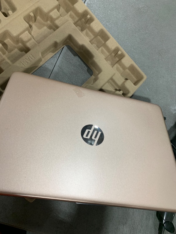 Photo 1 of HP 14 Laptop, Intel Celeron N4020, 4 GB RAM, 64 GB Storage, 14-inch HD Touchscreen, Windows 11 Home, Thin & Portable, 4K Graphics, One Year of Microsoft 365 (14-dq0070nr, 2021, Pale Rose Gold)